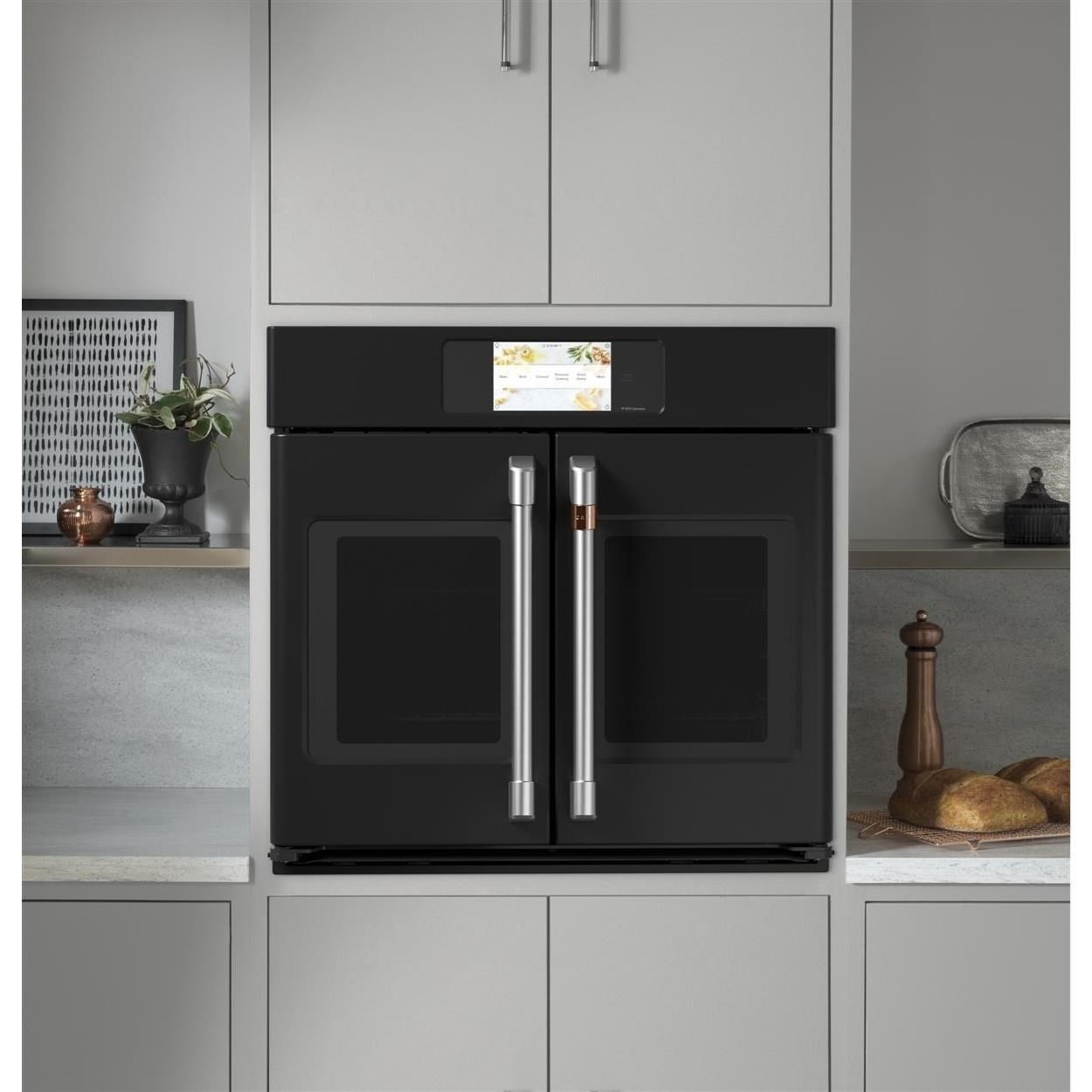 GE Appliances Cafe´™ Professional Series 30" Smart BuiltIn Convection FrenchDoor Single Wall
